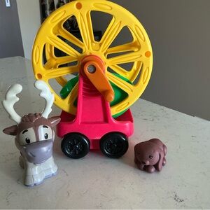 Fisher price little people animal and zootalkers Ferris wheels with animals